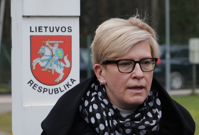 Premjerė ramina: pasienio gyventojams nerimauti dėl situacijos prie sienos nereikėtų