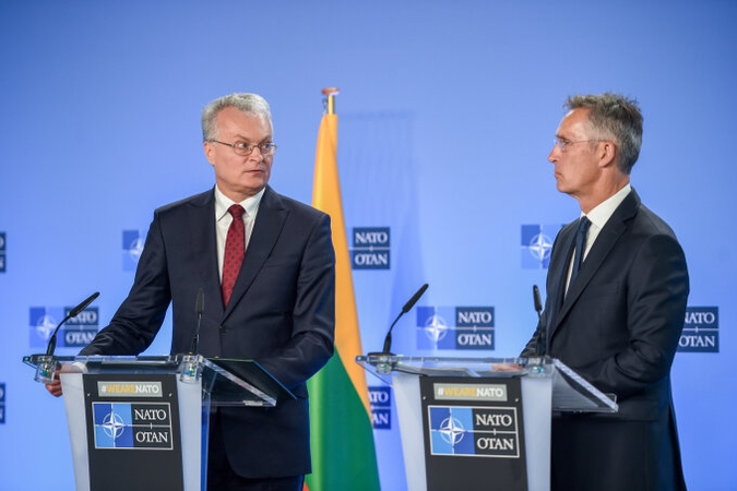 G. Nausėda po pokalbio su NATO vadovu: Europoje negali būti brėžiamos raudonos linijos
