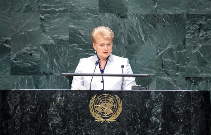 Prezidentė Niujorke dalyvaus Jungtinių Tautų renginiuose