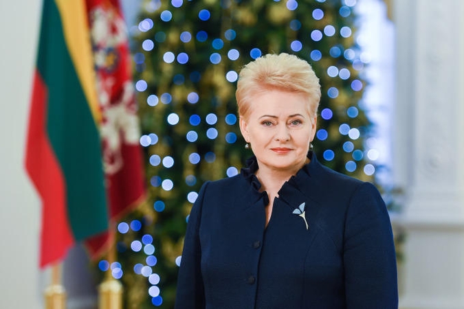 Naujametinis prezidentės D. Grybauskaitės sveikinimas 