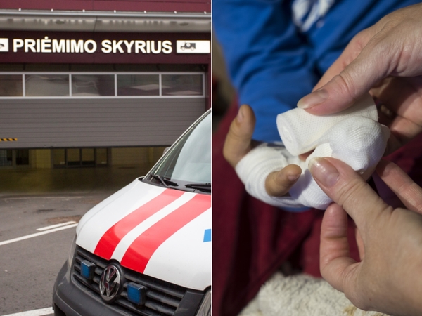 Nepilnametis namuose gamino sprogmenį: vaikui traumuota ranka