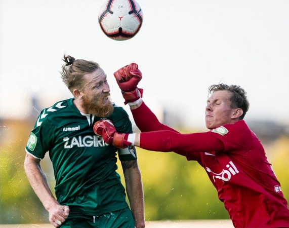 „Kauno Žalgirio“ futbolininkai įveikė „Riterius“