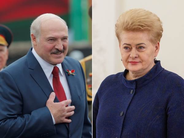 D. Grybauskaitė A. Lukašenkai: diktatoriau kruvinomis rankomis, traukis dabar