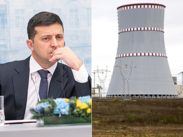 V. Zelenskis sako išgirdęs Lietuvos signalą dėl Astravo