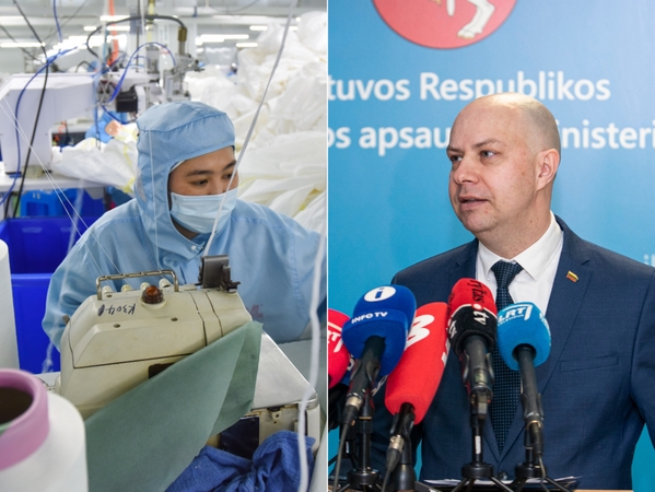 A. Veryga tikisi apsauginių kaukių nupirkti iš Kinijos