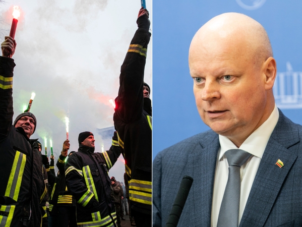 S. Skvernelis prašo ugniagesių kantrybės dėl algų kilimo
