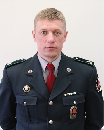 A. Barausko pasienio užkardai vadovaus majoras R. Vigraitis