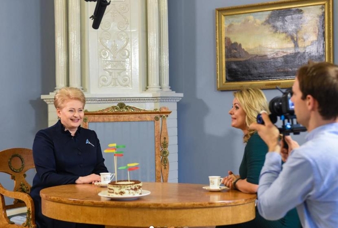Prezidentė atskleidė, kokį maistą labiausiai mėgo vaikystėje