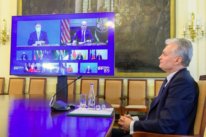 G. Nausėda apie JAV prezidento vizitą Lietuvoje: tai nėra kažkokia fantazija