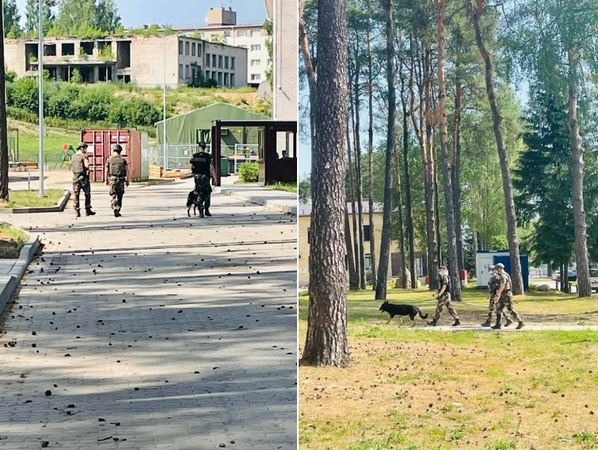 Palapinių miestelyje gyvena 94 migrantai, nustatyti septyni COVID-19 atvejai