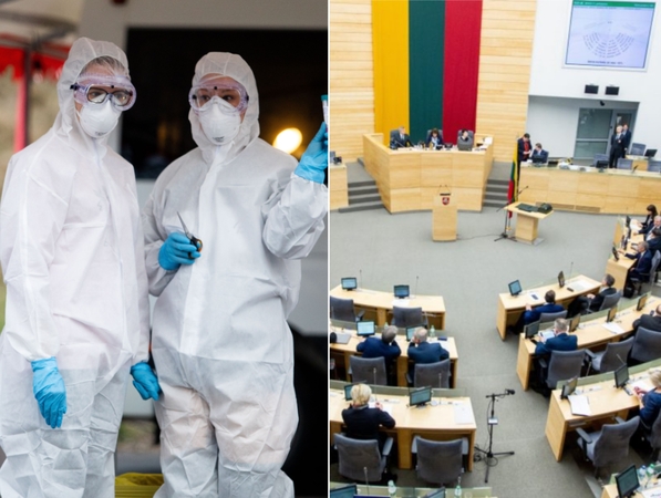Koronavirusas jau pasiekė ir Seimą: užfiksuotas pirmasis atvejis