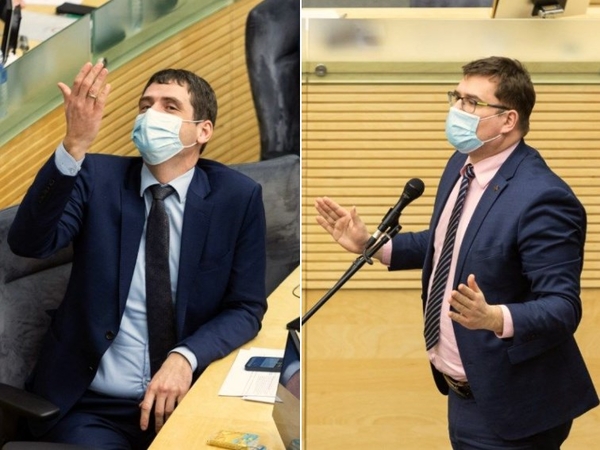 Seime – vėl incidentas: L. Kasčiūnas asilu išvadino R. Žemaitaitį ir liepė „uždaryti burną“