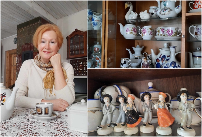 Gausi servizų kolekcija neskirta kasdienai, tačiau D. Šniukaitė retsykiais pasimėgauja arbata ar kava iš kolekcinių puodelių