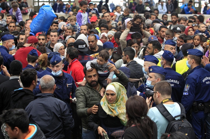 Per pirmąjį 2016-ųjų pusmetį į Vokietiją atvyko 222 tūkst. migrantų