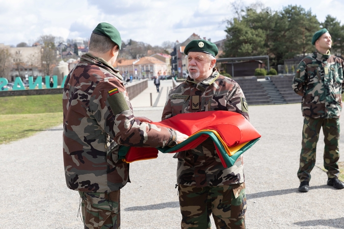 20 metų – kartu su NATO (vėliavos pakėlimas Kaune)