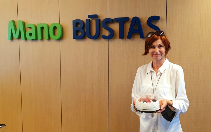 Rekomandacija: žaibiškos pagalbos sulaukusi įmonės klientė sako tikrai rekomenduojanti naudotis „Mano BŪSTO“ paslaugomis.