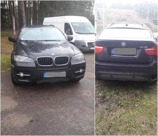 Latvis į Baltarusiją važiavo Italijos teisėsaugos ieškotu BMW