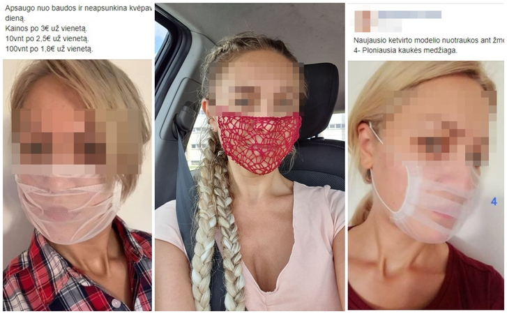 Siūlantys nuo baudos „apsaugančias“ kaukes klysta: gali tekti pakloti šimtus eurų