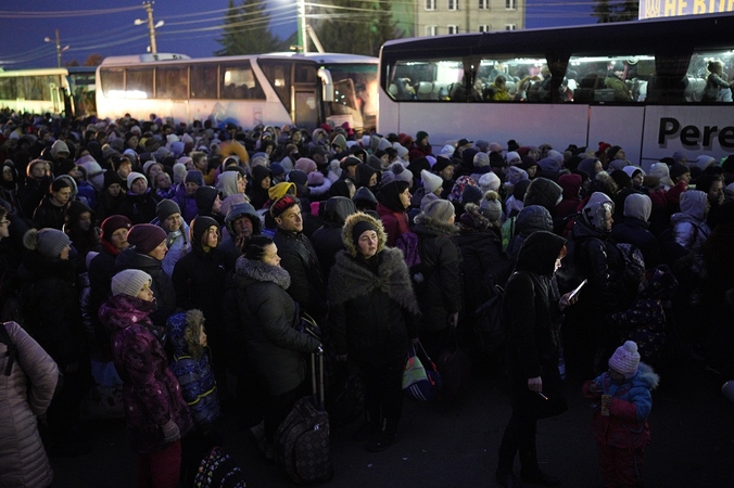 Į Lenkiją iš Ukrainos jau atvyko daugiau kaip milijonas pabėgėlių