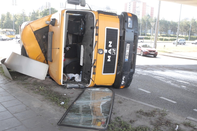 Šeštadienio rytas Sietyno sankryžoje buvo pažymėtas incidentu