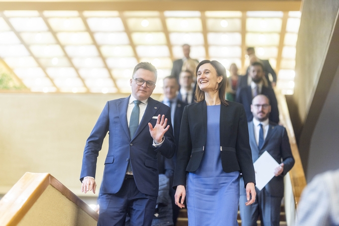 V. Čmilytė-Nielsen susitiko su S. Holownia