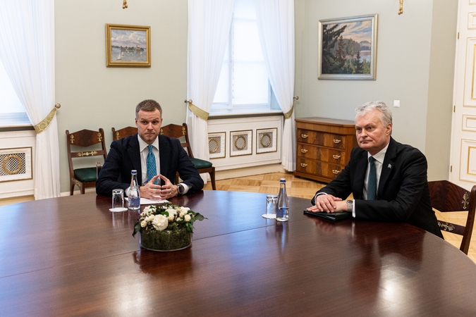 G. Nausėdos ir G. Landsbergio susitikimas