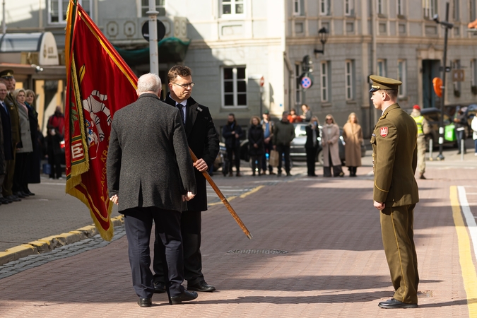 Krašto apsaugos ministrų pasikeitimo ceremonija