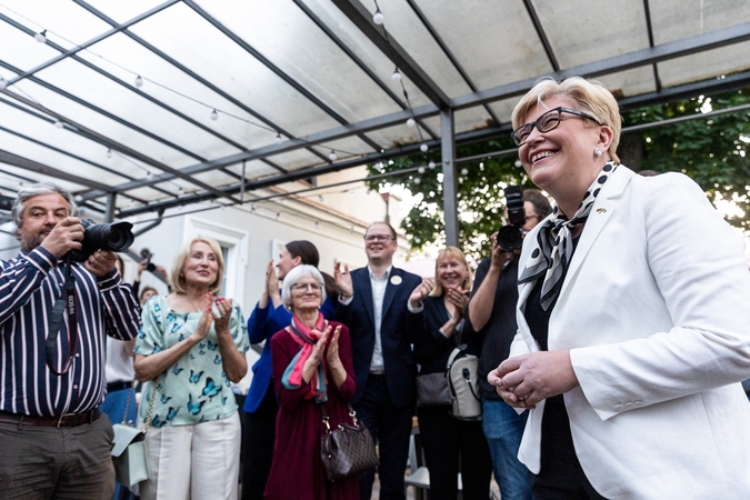 I. Šimonytės štabe laukiama prezidento rinkimų rezultatų