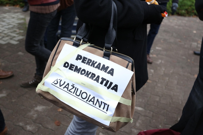 Apklausa: per metus šiek tiek sumažėjo nepatenkintųjų demokratijos veikimu