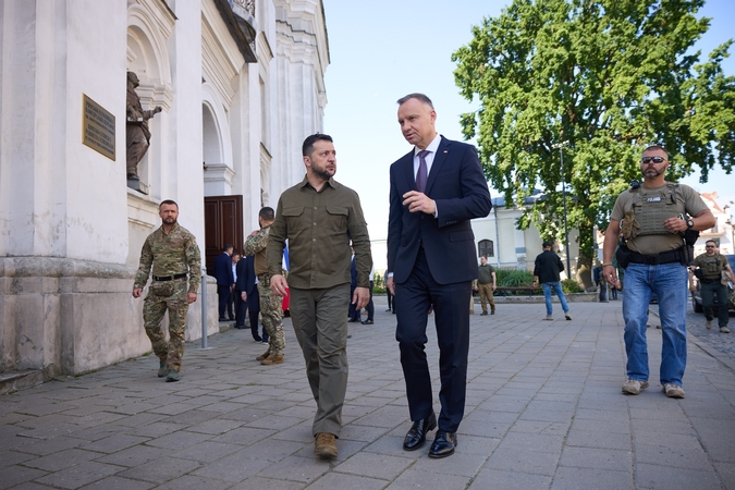 Ukrainos Lucko mieste vieši Lenkijos prezidentas