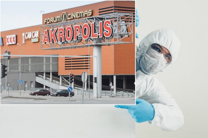 Dviejuose „Akropoliuose“ – po naują koronaviruso atvejį