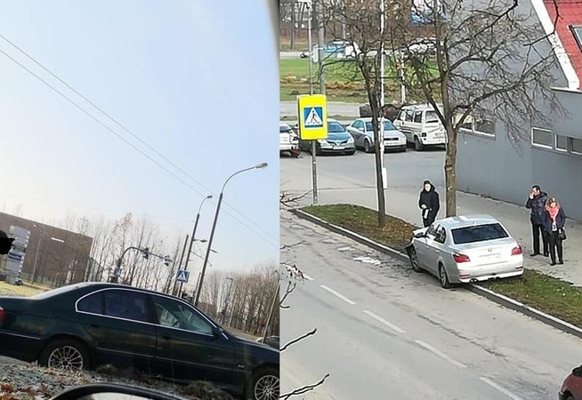 Kaune nesisekė BMW vairuotojams: vienas rėžėsi į medį
