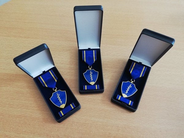 A. Veryga pats sukūrė medalį medikams