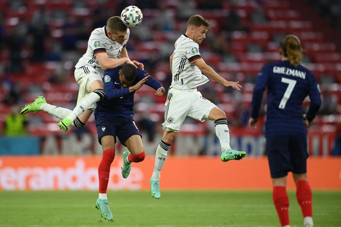 Futbolo sunkiasvorių akistatoje Miunchene – prancūzų triumfas