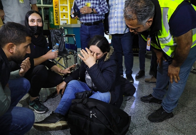 Irake nusileidus lėktuvui su migrantais, Lenkijoje sulaikyti dar 200 sieną kirtusiųjų