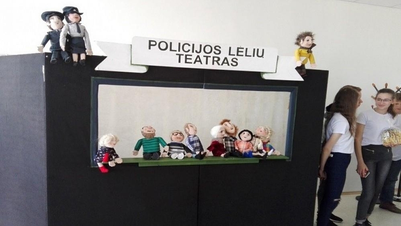 Vienintelis Lietuvoje: policijoje – lėlių teatras