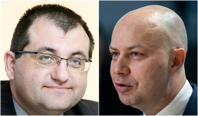 Vytautas Kasiulevičius (kairėje) ir Aurelijus Veryga