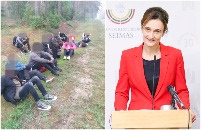 Viktorija Čmilytė-Nielsen (dešinėje)