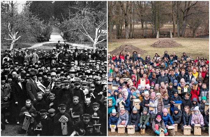 Atkurta istorinė Paukščių dienos nuotrauka