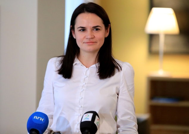 S. Cichanouskaja ragina dalyvauti protestuose dėl A. Lukašenkos inauguracijos