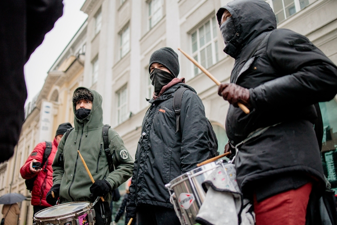 Vilniuje – aplinkosaugininkų kontroprotestas prieš ūkininkų mitingą