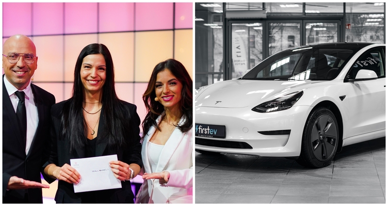 „Teleloto“ elektromobilį „Tesla“ laimėjusi vilnietė apie sėkmę sužinojo gimtadienio rytą
