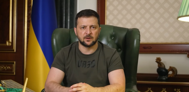 V. Zelenskis: Rusijos armija nedaro jokių pertraukų