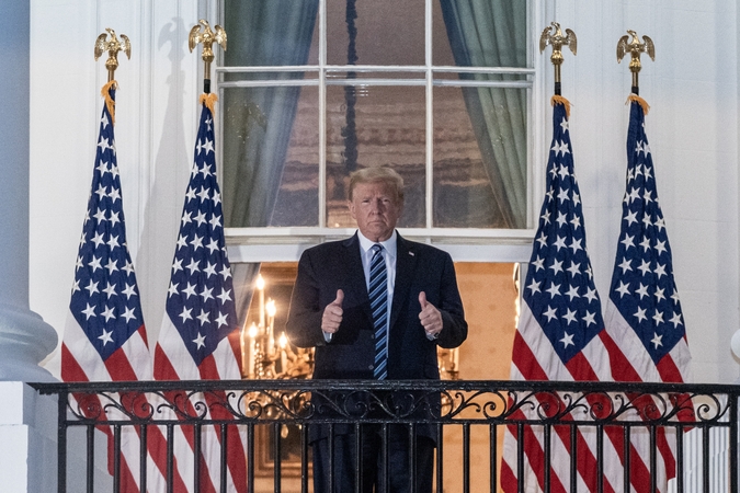 D. Trumpas: nemanau, kad esu užkrečiamas