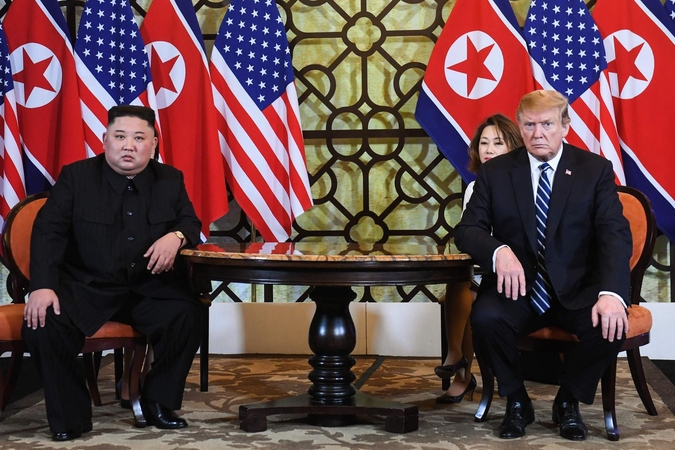 Netikėta D. Trumpo ir Kim Jong Uno derybų pabaiga: susitarimas nepasiektas