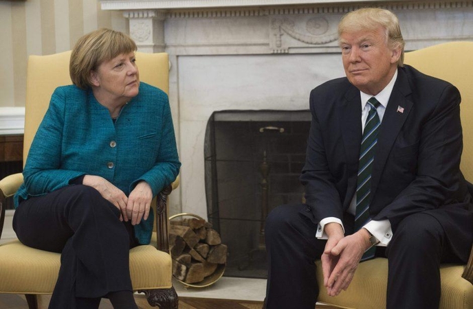A. Merkel: prekybos susitarimas su JAV – egzistencinės svarbos klausimas