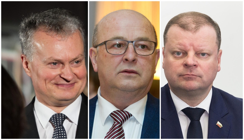 Norimų prezidentų trejetuke – G. Nausėda, V. Matijošaitis, S. Skvernelis