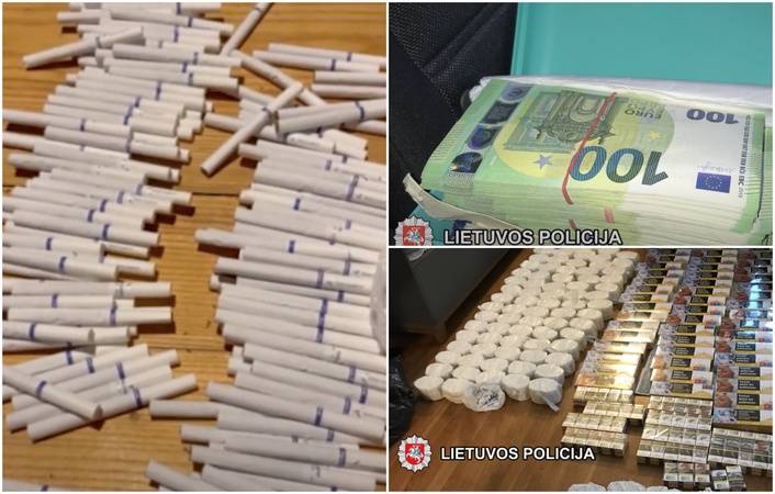 Kriminalistų akiratyje – nelegaliai rūkalus pardavinėję klaipėdiečiai: aptikta 130 tūkst. cigarečių