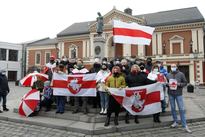 Klaipėdoje paminėta baltarusių Laisvės diena
