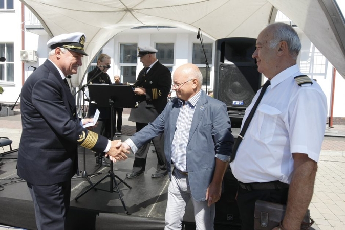 Klaipėdoje pagerbti jūros veteranai